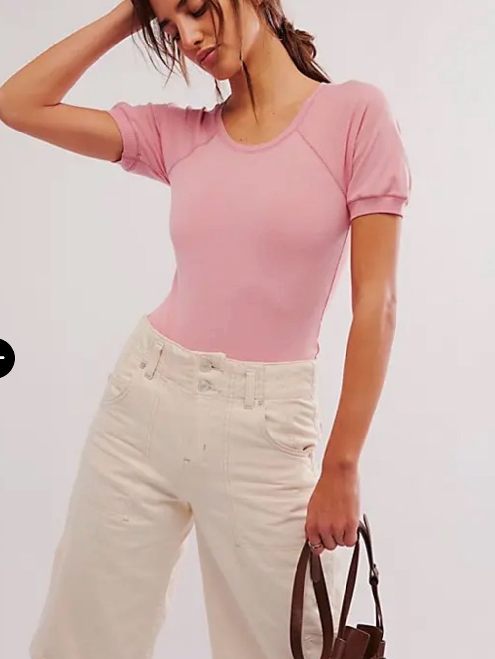 Free people lazy Daisy Bodysuit candy pink Size MEDIUM